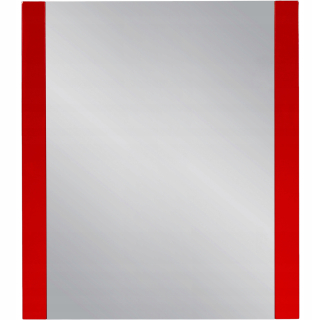 Zrkadlo - Fokus kúpeľňový nábytok červené zrkadlo 80x70 cm