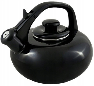 Čajník, kanvica na čaj - Fouchetto Kanvica smalt Luna Nero 2,5 l black
