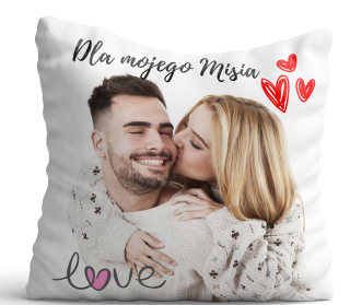 Vankúš -  Foto vankúš s vašim darčekom pre fotografiu 40 cm