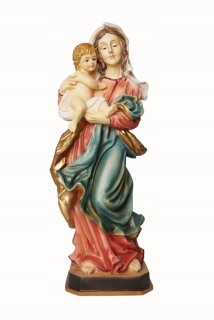 Matka Božej Madonna s Ježišom farebná 87 cm