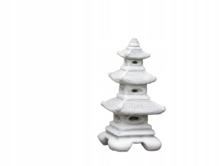 Lampáš, svietník - Záhradná postava z betónu - pagoda, japonská lampa