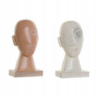 DKD DOMOV DECON DECORATÍVNE FIGHINE BEIGE TERRACOTA