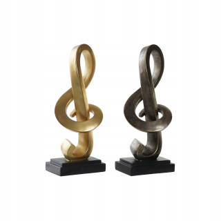 Dekoratívna figurína DKD DOM DOMORE Black Golden BU