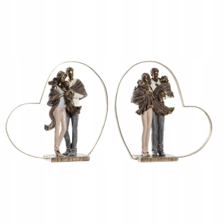 Dekoratívna figúrka DKD Home Decor Family Heart M