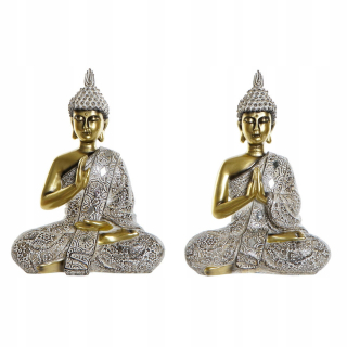 Dekoratívna figurína DKD DOM DOMOR DECON Grey Golden sa stretla
