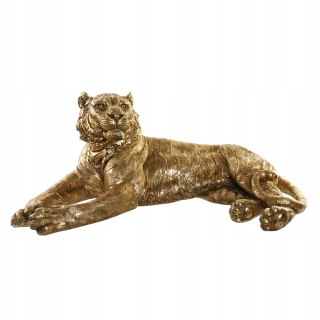 Dekoratívna figurína DKD DOM DOM DECON TIGER GOLDE LIVE