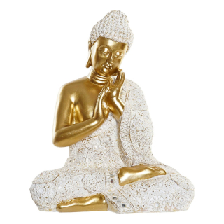 Dekoratívna figurína DKD DOM DOBRÉHO DECON Resin Buddha You