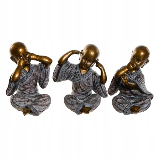 Dekoratívna figurína DKD DOM DOBROVEJ DECON Resin Monk (3