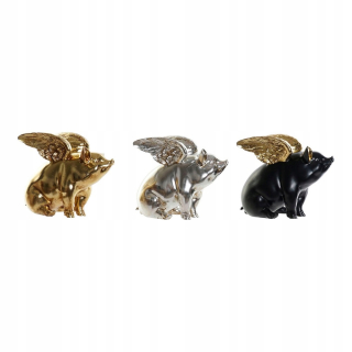 Dekoratívna figurína DKD DOM DOBRADE Resin Pig (