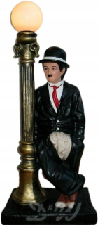 Záhradná figurína-kaplinová lampa veľká lampa