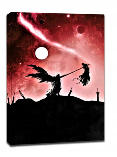 Final Fantasy Vintage Plagát v2 - obrázok na plátne