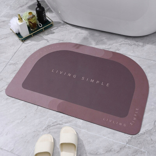Purple1 štýl 60x90cm non -slip rohož na kúpanie