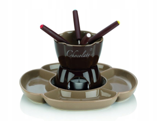 Zostava Fondue - Fondue Kela Fiore Ceramic pre čokoládový 7ks.