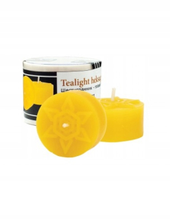 Sviečka Tealight vyrobená z včelí