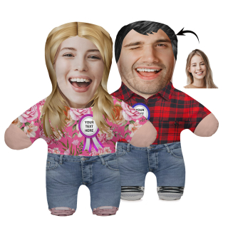 Vankúš - Foto vankúš 3D bábika s vašou tvárou