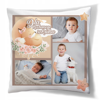 Vankúš - Fotovankúš s darčekom pre tlač fotografií 45x45