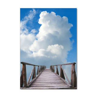 Foto akrylová obraz do obývacej izby cesta do neba 70x100 cm