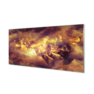 Spálňa maľba na sklo Abstraktné vzory 120x60