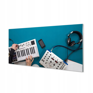 Foto akrylové obrazy DJ Slúchadlá konzoly 120x60