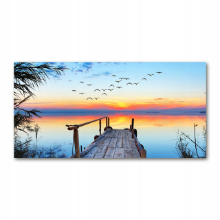 Foto-image Pier pri jazere 140x70 cm