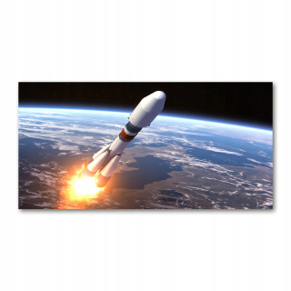 Foto-Photo akrylová kozmická kozmická raketa 140x70 cm