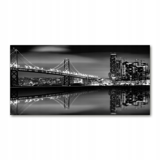 Foto-akrylová fotografia San Francisco v noci 140x70 cm