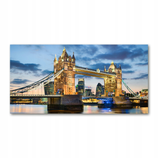 Fotografie Glass Tower Bridge London 140x70