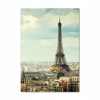 Foto akrylová maľba Eiffelova veža Paríž 70x100 cm