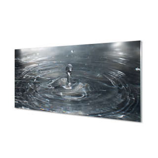 Grafický obrázok na sklenenej vode kvapka Splash 120x60
