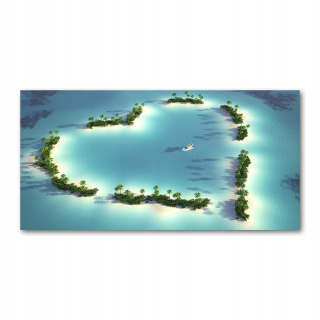 Foto Picture Glass Island Srdce Tvar 140x70