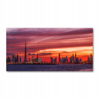 Foto-Photo akrylový západ slnka Dubaj 140x70 cm