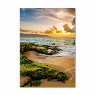 Foto akrylová obraz Sunset Sea 70x100 cm