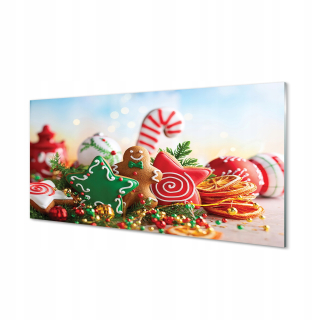 Fotografie na sklenení pernín Baubles 120x60 cm