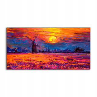 Fotografie na plátne Sunrise Mill 100x50 cm