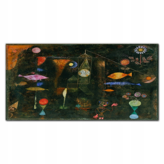 Foto-obraz rýb Magic Paul Klee 140x70 cm