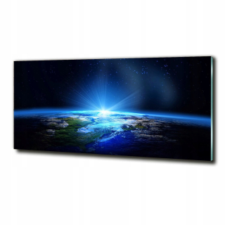 Foto-skla fotografia veľká planéta Zem 125x50