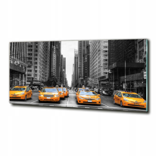 Foto-sklo fotografie veľké taxíky York 125x50