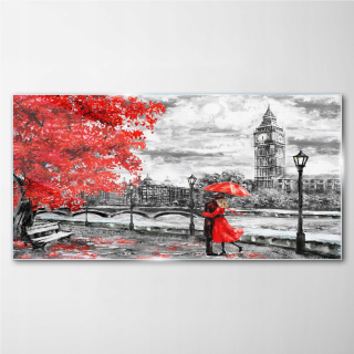 Fotografie sklo na múre London Pair 140x70 cm