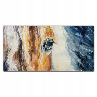 Fotografie sklo na stene zvierat Horse 140x70 cm