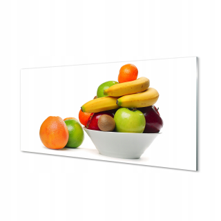 Foto -obrázok temperované sklo ovocie v miske 120x60 cm