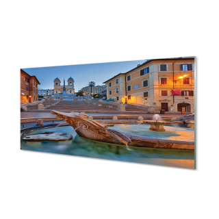 Foto-obrazové akrylové sklo Rím fontána 140x70 cm