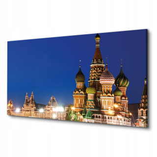 Fotografie na plátne Cathedral Cerkiew Night 100x50