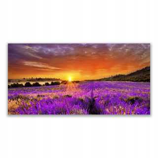 Foto -camera akryl 140x70 Sunset Field Lavender