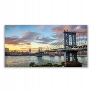 Foto -camera akryl 140x70 cm Bridge City Architecture