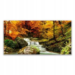 Foto -Wall Wall akryl 140x70 Waterfall Forest Príroda