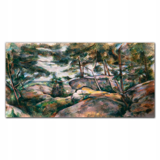 Foto -skrutka 120x60 hornín v lese Cézanne