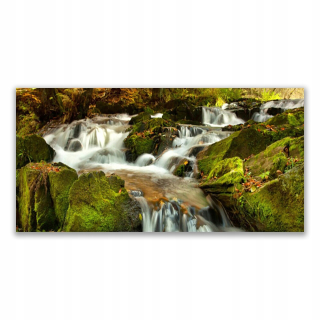 Foto -on Wall 140x70 Waterfall Skały Nature