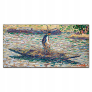 Moderná stena fotografia 120x60 rybár Seurat