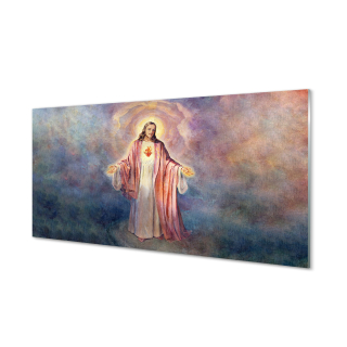 Foto -Vykladané akrylové sklo pre salón Ježiš 120x60 cm