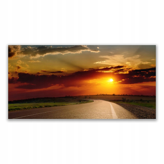Foto -grafika s grafikou 140x70 East Road Landscape